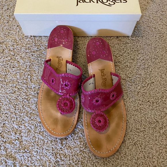 Jack Rogers Shoes - 💗EUC Jack Rogers Key West Fuschia 9💗